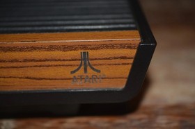 Atari 2600 4 Switch system console w/ 10 games joysticks works 100%!