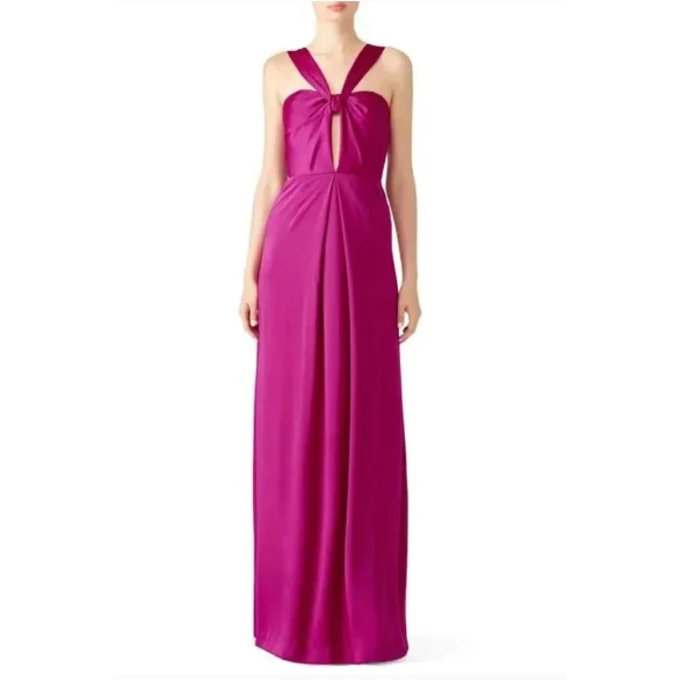 Vestido Jill Stuart Mujer Pequeño Viola Maxi Sin Mangas Formal Vestido Elegante Noche Foto 2 de 4