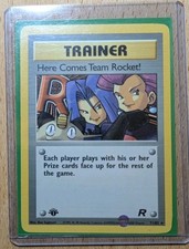 Here Comes Team Rocket! FIRST EDITION 71/82 Team Rocket 