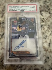 2024  Mega Box Chrome Prospect Mojo Autographs Luisangel Acuna #BMA-LA (AU, RC)