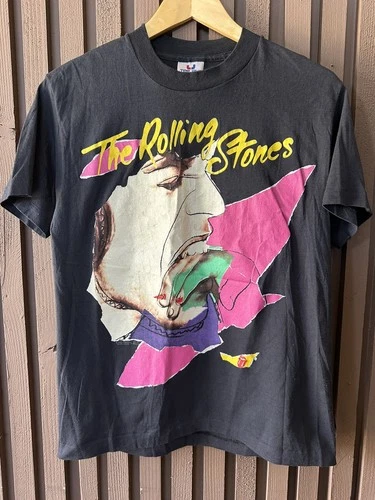 The Rolling Stones North American Tour Andy Warhol Shir 1980s vintage concert t-shirt, vintage, single stitch, B+ condition