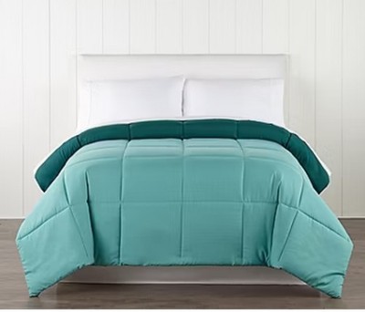 HOME EXPRESSIONS ULTRA SOFT DOWN COMFORTER REVERSIBLE - TWIN XL CANTON GREEN