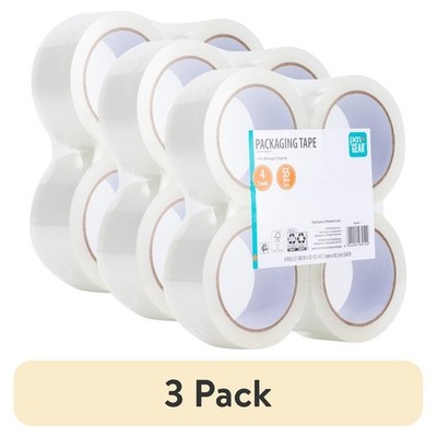 Packing Tape 4 Rolls Clear Strong Adhesion  Shipping & Moving 1.88 in x 55 Yds