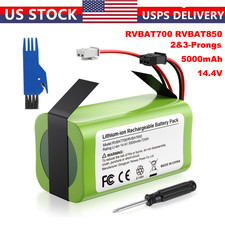 RVBAT700 RVBAT850 Battery For Shark Ion Robot Vacuum RV1001AE 14.4V 2 3-Prong US