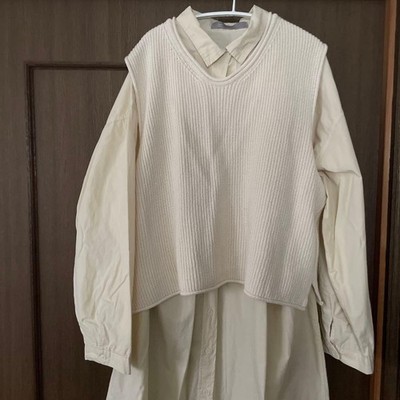 Baon Shirt Dress & Vest Set