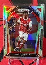 Prizm Silver Bukayo Saka Rookie Card. rookie card picture
