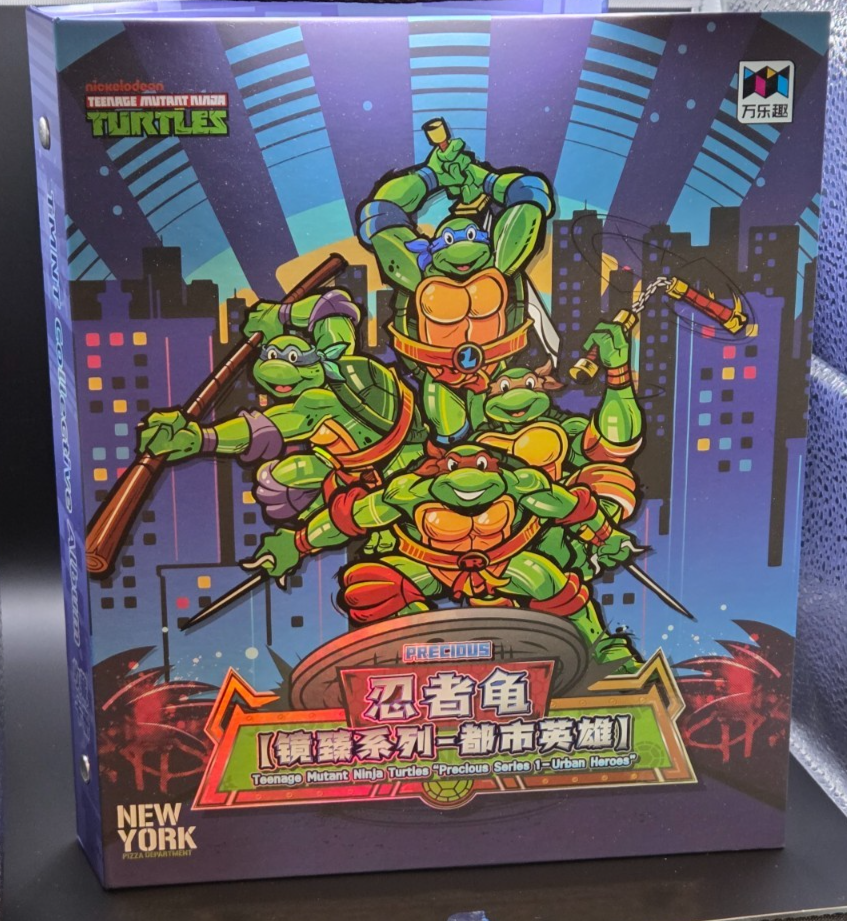 2025 WONDERCARD TEENAGE MUTANT NINJA TURTLES TRADING CARD BINDER