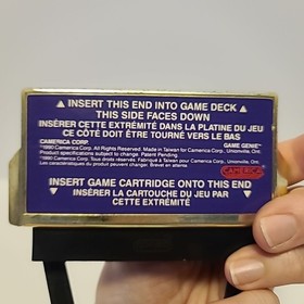 Nintendo NES Game Genie Video Game Enhancer Gold 1990 Vintage