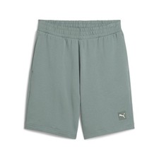 PUMA Essentials Elevated 9 Inch Shorts Mens Green Casual Athletic Bottoms 684730