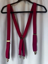 Men's X-shape Suspenders Adjustable Solid Colors Holiday Theme