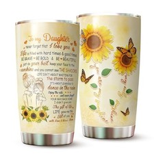 Daughter Tumbler - Gifts for Daughter from Mom, 20 Ounces Daughter Tumbler 2