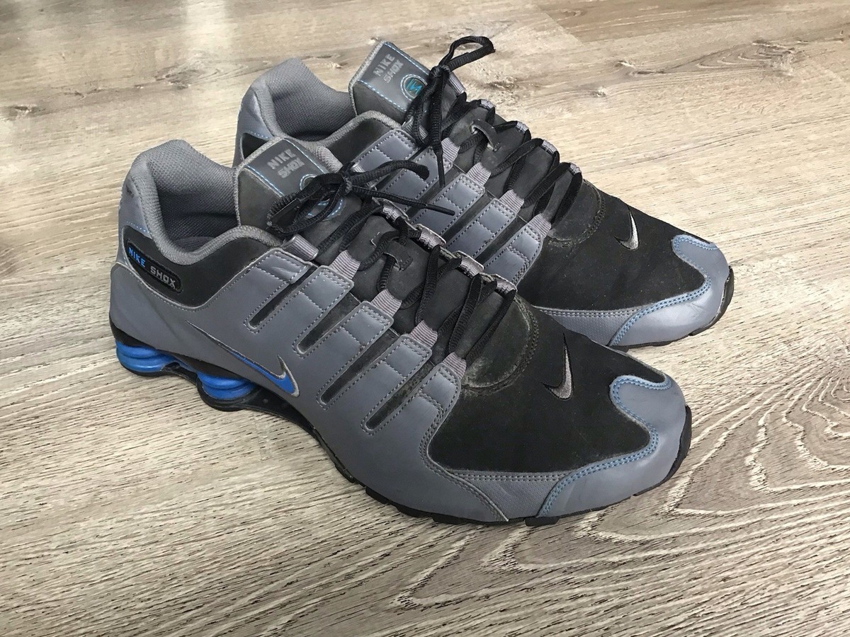 OG Nike Shox Mens Size 14 Rare Running Shoes Leather Gray Black