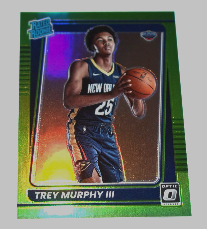 2021-22 Panini Donruss Optic # 178 Trey Murphy III RC 49/149 Lime Green Rookie