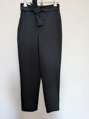 Wilfred by Aritzia Wide-Leg The Effortless Trouser Pants Size 8 in Black