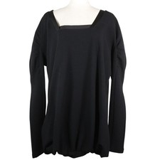 PRADA Tunic Long sleeve NERO black Rayon/Nylon Women