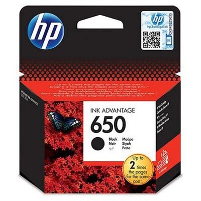 HP 650 schwarz Original Tintenpatrone Druckerpatrone