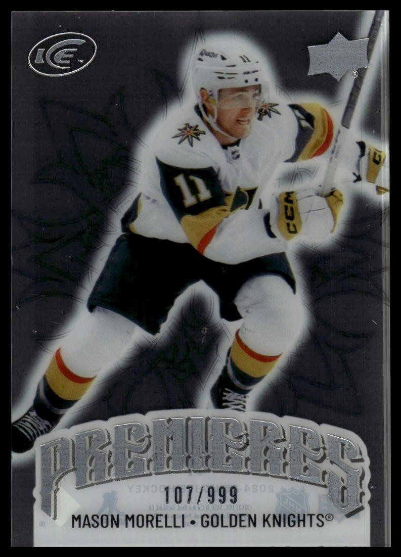 2024-25 Upper Deck Ice #181 Mason Morelli #/999 Rookie SN,RC