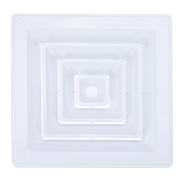 Quadratische LüFtungsabdeckung 10 X 10 Zoll, 1 StüCk LuftrüCkfüHrungsgitter Weiß-image