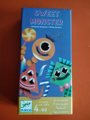 Djeco süßes Monster Würfel Memory Spiel Kinder Alter 4+ Jahre 2-5 Spieler Familie Originalverpackt