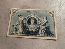 Reichsbanknote 100 Mark, vom 07. Februar 1908 Gr&uuml;nes Siegel gr&uuml;ne Ifd. Siegel