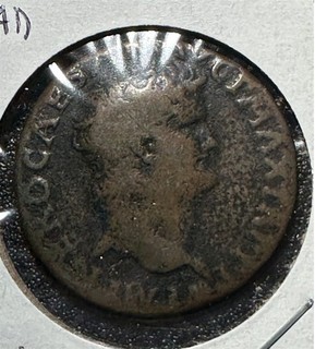 65 A.D. Emperor Dupondius! Nero! Very Good! Old Roman Ancient Coin!