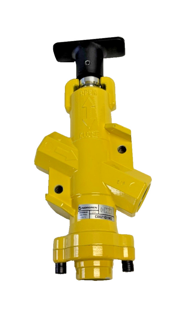Norgren C0021D1M2 Inline Lockout Valve 3/4 in NPT 3-Way 300 PSI