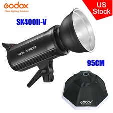 Godox SK400II-V 400Ws 110V Upgraded Studio Strobe Flash Light 95CM Softbox