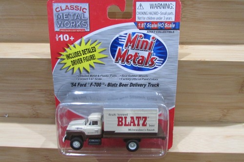 Camión de cerveza Blatz escala Ho/escala 1:87 clásico trabajo de metal 30241 54 Ford F-700 | Zustand: New
