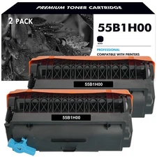 2 Pack 55B1H00 High Yield Toner Cartridge Fits Lexmark MS331dn MX331adn MX431adw
