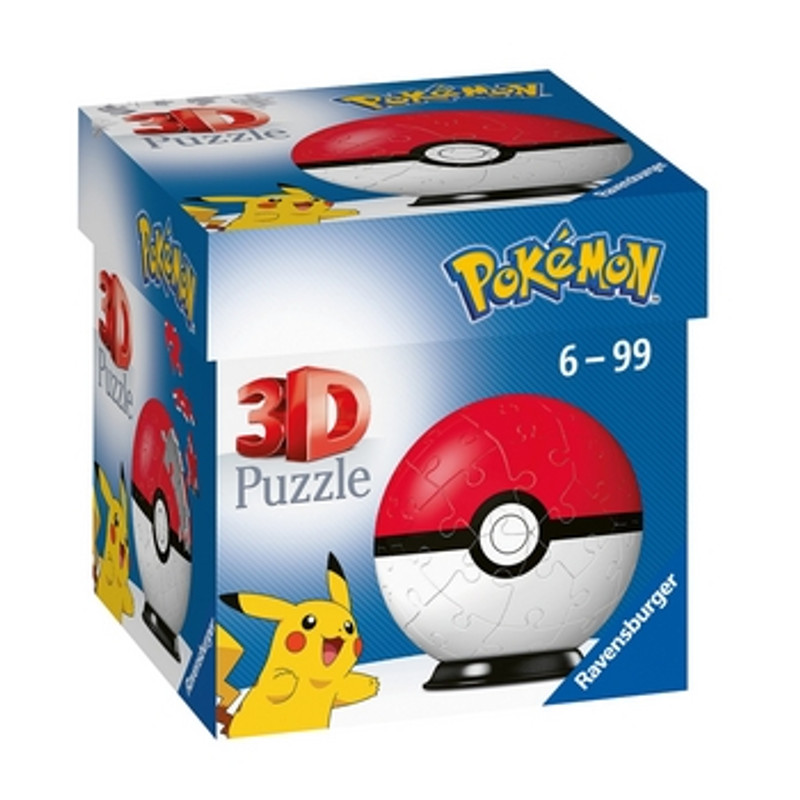 4005556112562 Puzzle 3D Kula Pokemon czerwona 54 el Ravensburger Verlag GmbH 6090₽