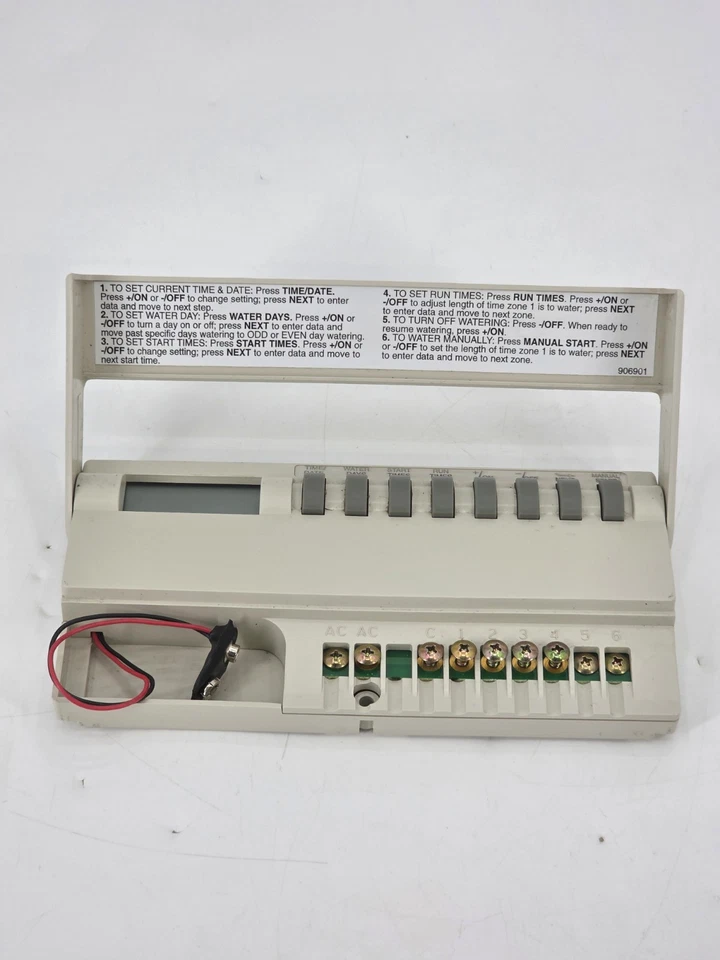 Temporizador automático de rociadores Rainjet by Lawn Genie RJ6 6 zonas 1 horario de riego Foto 3 de 4