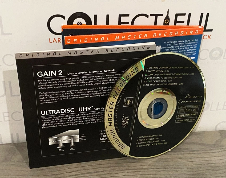 SANTANA - CARAVANSERAI - 2011 MFSL / SACD - LIMITED EDITION #450 - CD🔥 Foto 4 de 4