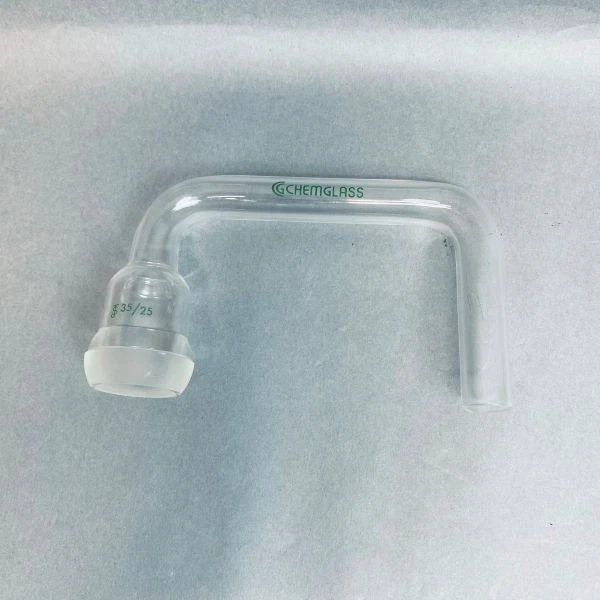 Chemglass Vacuum Trap Arm Style A 35/25 Ball Joint U Shaped Removable Arm - Image 2 of 4