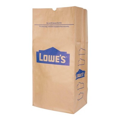 30 Gallon Heavy Duty Brown Paper Lawn and Refuse Bags for Home and Garden (10...