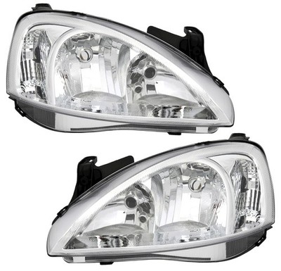 Scheinwerfer Set für Opel Corsa C 2001-2003 für AL LWR Halogen H7 H7