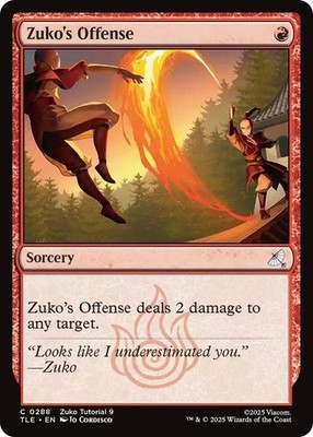MTG - Zuko's Offense - TLE 0288 - Avatar: The Last Airbender - Magic