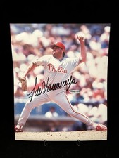 FERNANDO VALENZUELA SIGNED AUTOGRAPHED 8x10 PHOTO PHILLIES DODGERS UDA COA