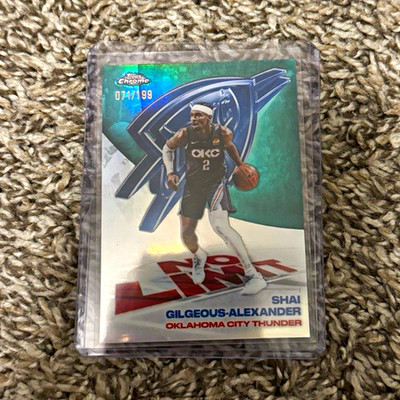 Topps Chrome Shai Gilgeous-Alexander OKC Thunder No Limit  /199