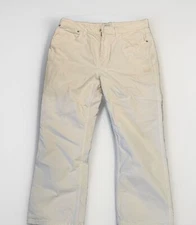 Current/Elliott Womens Cotton High Rise Straight Leg Jeans White Size 31