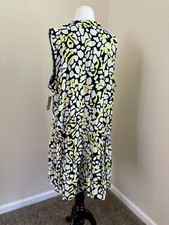 Nine West  Sleeveless Tiered Dress – Size XL – Abstract Print – New with tag