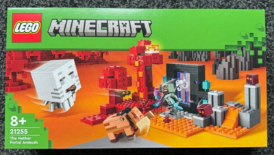 LEGO Minecraft The Nether Portal Ambush 21255 Toy Building Kit 352