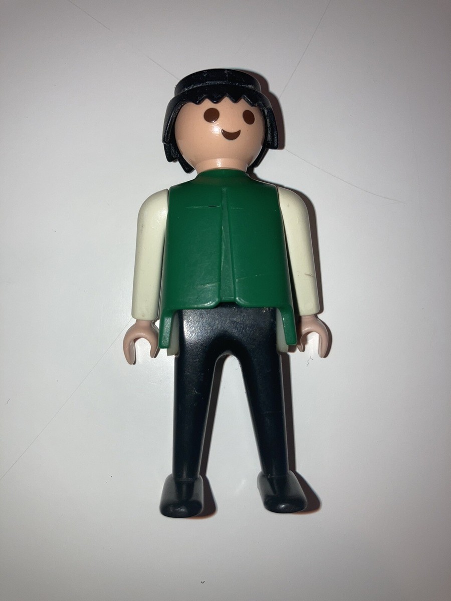 Figurine Playmobil Fermier Western Salopette Verte 3769 - Occasion, Pour Collection Ou Jeu