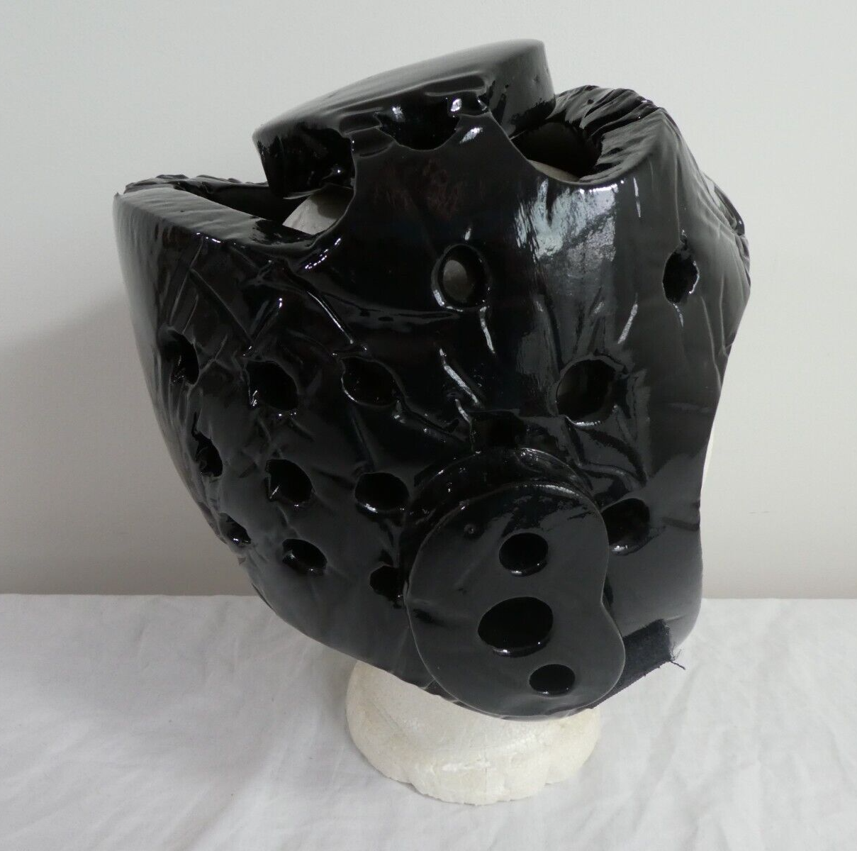 ATA Macho Martial Arts Soft Black Helmet Self Defense Protective Gear