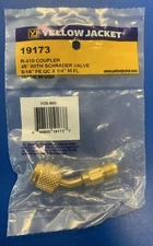 YELLOW JACKET QUICK COUPLER (5/16" Q.C. x 1/4" M. FLARE) 19173