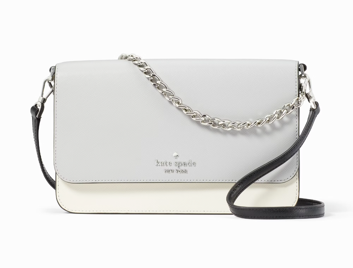 kate spade ホワイトボディバッグ New Kate Spade Madison Medium Flap Convertible Crossbody