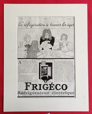 Publicité de presse: 1931 Colère BOILEAU Frigo FRIGECO Plan EXPO COLONIALE Paris