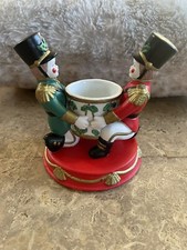 PARTYLITE Christmas Tealight Votive Candle Holder - Toy Soldier/Nutcracker Desig