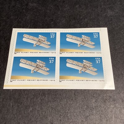 Scott#3783 - First Powered Flight -  Block Of 4 - MNH - 2003-US