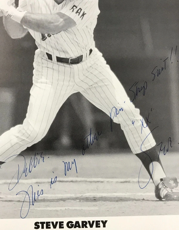Steve Garvey Signed 8x10 B&W Photo JSA Cert w/COA MLB Dodgers/Padres '74 NL MVP! - Image 3 of 4