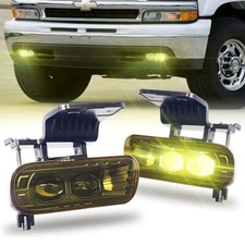 Yellow Fog Lights Bumper Lights For 99-02 Chevy Silverado00-06 Suburban Tahoe